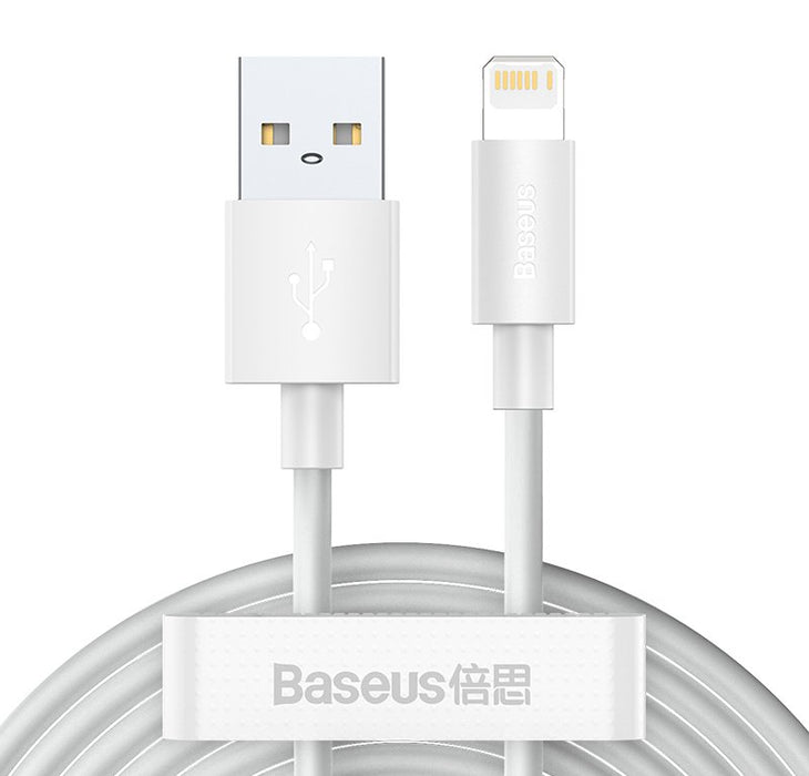 EAN 6953156230316 - Baseus TZCALZJ-02 cable de teléfono móvil Blanco 1,5 m USB A Lightning imagen 1