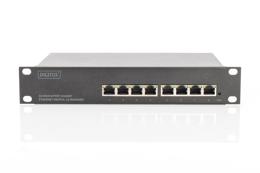 EAN 4016032464358 - Digitus DN-80117 switch Gestionado L2+ Gigabit Ethernet (10/100/1000) Negro imagen 4