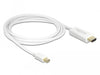 EAN 4043619837076 - DeLOCK 83707 adaptador de cable de vídeo 2 m Mini DisplayPort HDMI Blanco imagen 2