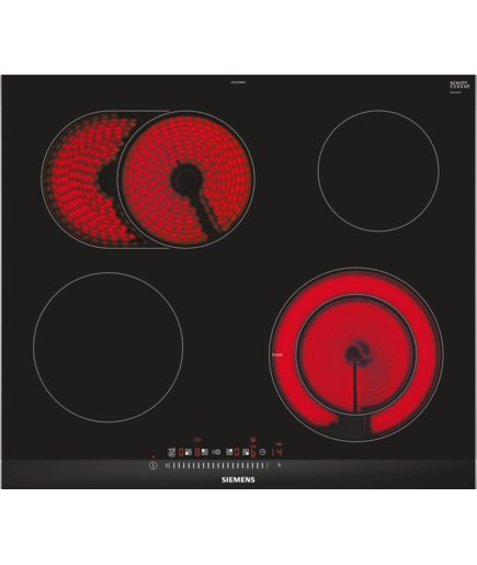 EAN 4242003762851 - Siemens ET675FNP1E hobs Negro, Acero inoxidable Integrado Cerámico 4 zona(s) imagen 1