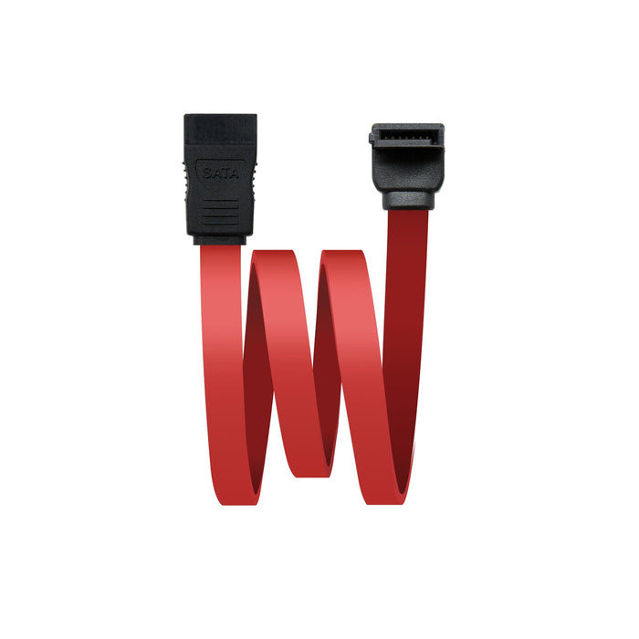 EAN 8433281000810 - Nanocable 10.18.0202 cable de SATA 0,5 m Negro, Rojo imagen 1