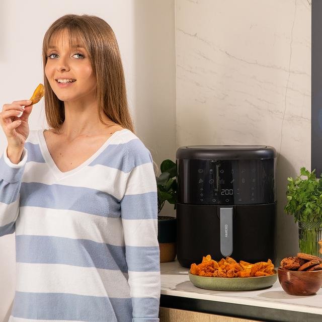 EAN 8435484049924 - Cecotec Cecofry Bombastik 6000 Sencillo 6 L Independiente 1700 W Freidora de aire caliente Negro imagen 8