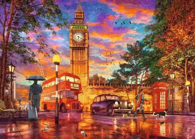 EAN 4005555001843 - Ravensburger 12000184 puzzle Puzle de colores 1000 pieza(s) Ciudad imagen 1