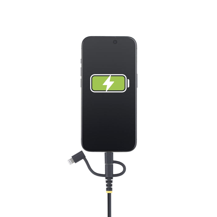 EAN 0065030907996 - StarTech.com RLTCUB1MBK cable USB USB 2.0 USB A Micro-USB B Negro imagen 9