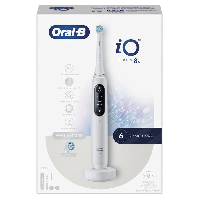EAN 4210201408918 - Oral-B iO 8S Adulto Cepillo dental vibratorio Blanco imagen 5