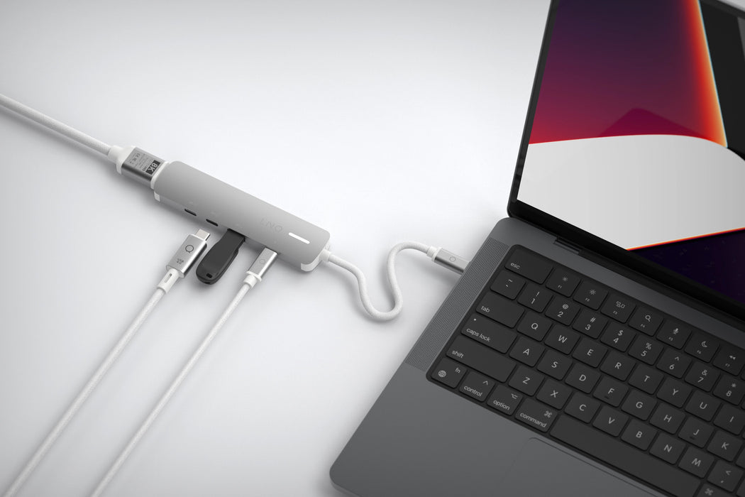 EAN 8720574622706 - LINQ LQ49051 base para portátil y replicador de puertos Alámbrico USB 3.2 Gen 2 (3.1 Gen 2) Type-C Gris,  imagen 7