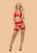 EAN 5901688216859 - Obsessive 838-SEG-3 L/XL conjunto de ropa interior y bodi Conjunto de lencería Rojo, Transparente Elastan imagen 3