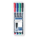 EAN 4007817310380 - Staedtler Lumocolor 317 WP4 marcador permanente Negro, Azul, Verde, Rojo 4 pieza(s) imagen 2