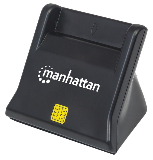 EAN 0766623102025 - Manhattan 102025 lector de tarjeta inteligente Interior USB USB 2.0 Negro imagen 1