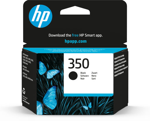 EAN 0808736844567 - HP 350 Black Original Ink Cartridge cartucho de tinta 1 pieza(s) Rendimiento estándar imagen 1