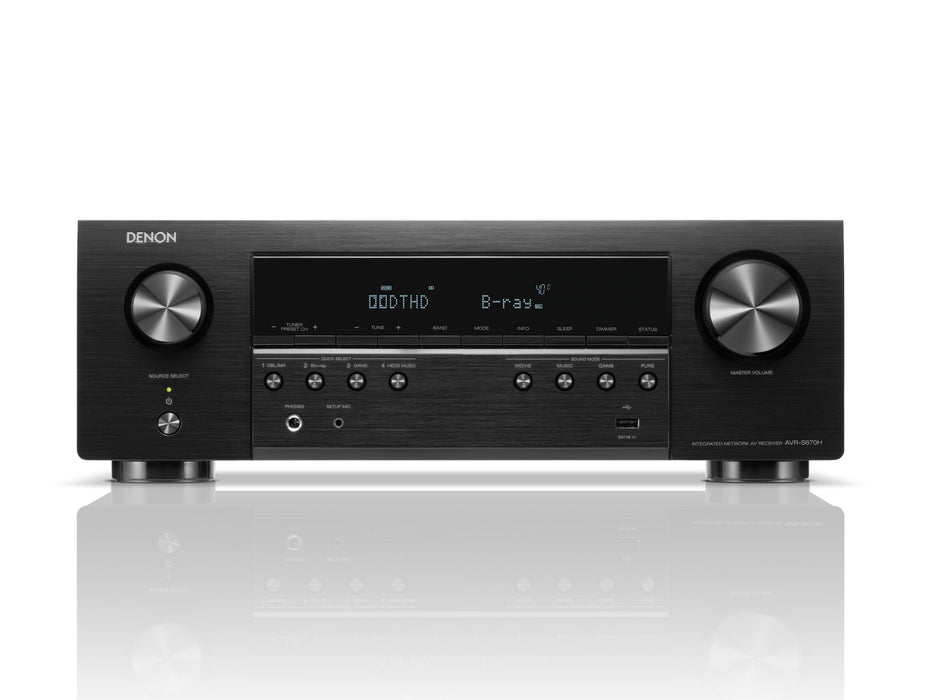 EAN 0747192140182 - Denon AVR-S670H 75 W 5.2 canales Envolvente Negro imagen 3