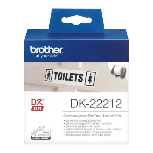 EAN 4977766628211 - Brother DK-22212 cinta para impresora de etiquetas Negro sobre blanco imagen 2