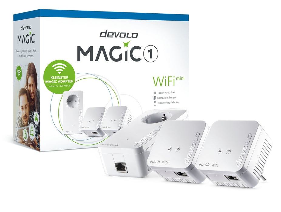EAN 4250059685703 - Devolo Magic 1 WiFi mini Network Kit 1200 Mbit/s Ethernet Blanco imagen 1
