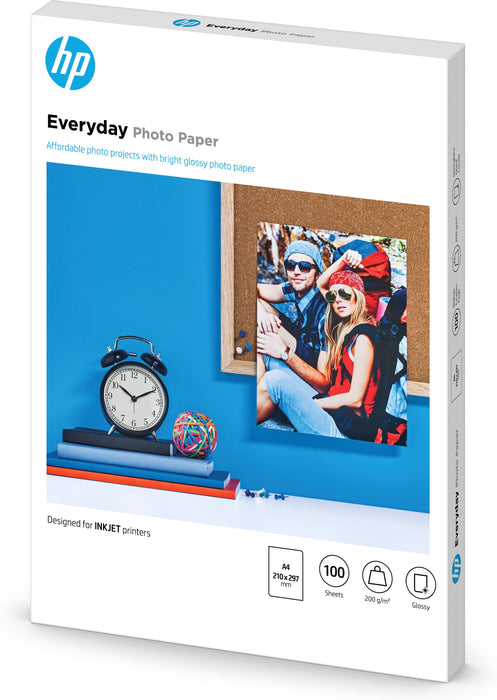 EAN 0808736472647 - HP Everyday Glossy Photo Paper-100 sht/A4/210 x 297 mm imagen 2