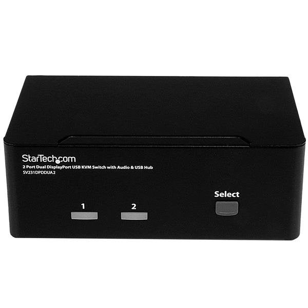 EAN 0065030867177 - StarTech.com SV231DPDDUA2 interruptor KVM Negro imagen 2