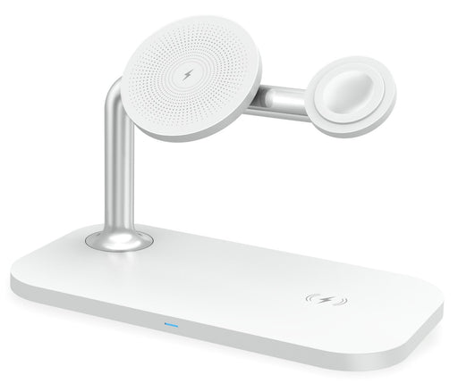 EAN 4040895011169 - RealPower ChargeAIR Mag Auriculares, Smartphone, Reloj inteligente Blanco USB Cargador inalámbrico Interi imagen 1