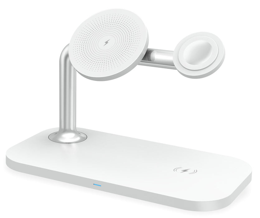 EAN 4040895011169 - RealPower ChargeAIR Mag Auriculares, Smartphone, Reloj inteligente Blanco USB Cargador inalámbrico Interi imagen 1