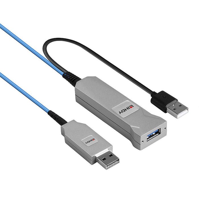 EAN 4002888433464 - Lindy 43346 cable USB USB 3.2 Gen 1 (3.1 Gen 1) 100 m USB A 2 x USB A Azul, Plata imagen 3