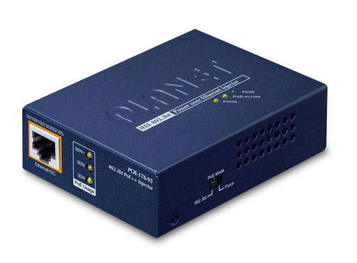 EAN 4711605286343 - PLANET Single-Port 10Gbps 802.3bt Energía sobre Ethernet (PoE) Azul imagen 1