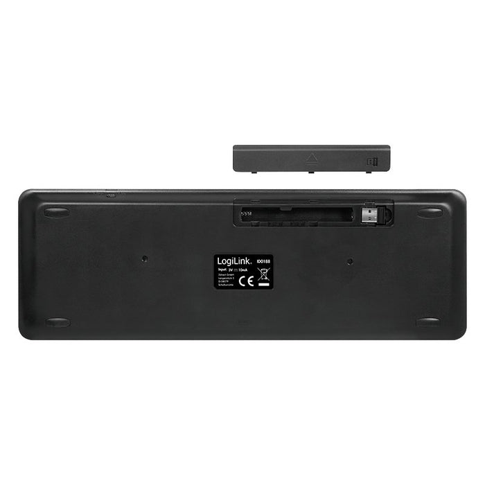 EAN 4052792055276 - LogiLink ID0188 teclado Hogar RF inalámbrico QWERTZ Negro imagen 3