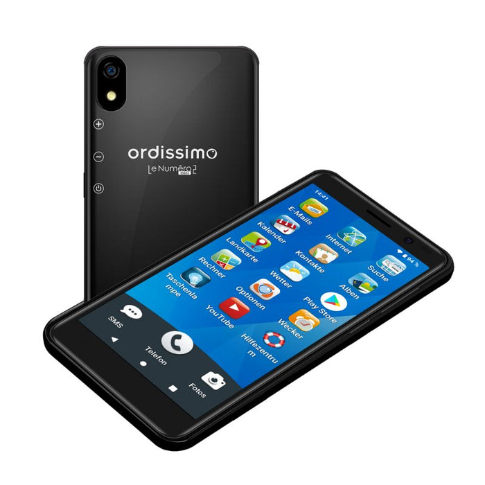 EAN 3760179062373 - ORDISSIMO LeNumero2 Mini 13,8 cm (5.45") SIM única Android 13 4G USB Tipo C 3 GB 32 GB 2500 mAh Negro imagen 3