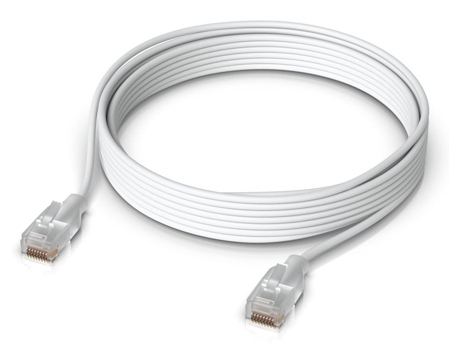 EAN 0810084695753 - Ubiquiti UACC-Cable-Patch-EL-5M-W cable de red Translúcido, Blanco Cat6 imagen 2
