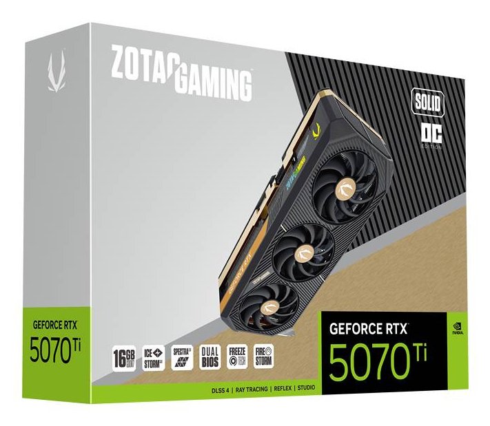 EAN 8886307700414 - Zotac GAMING GeForce RTX 5070 Ti SOLID OC NVIDIA 16 GB GDDR7 imagen 7
