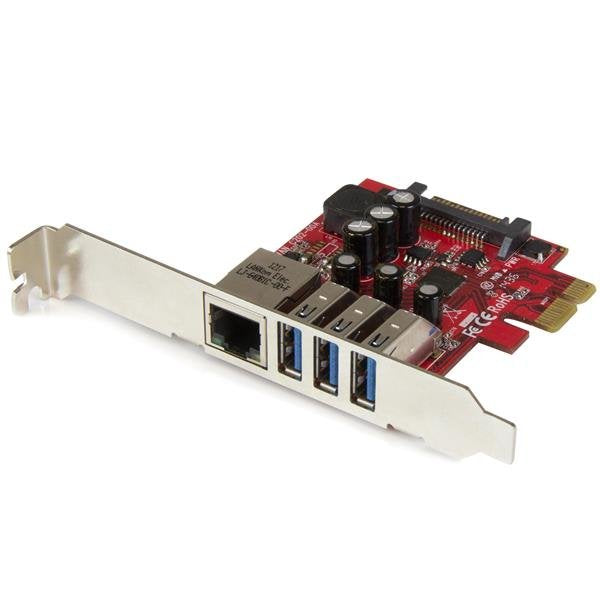 EAN 0065030860796 - StarTech.com PEXUSB3S3GE adaptador y tarjeta de red Interno 5000 Mbit/s imagen 1