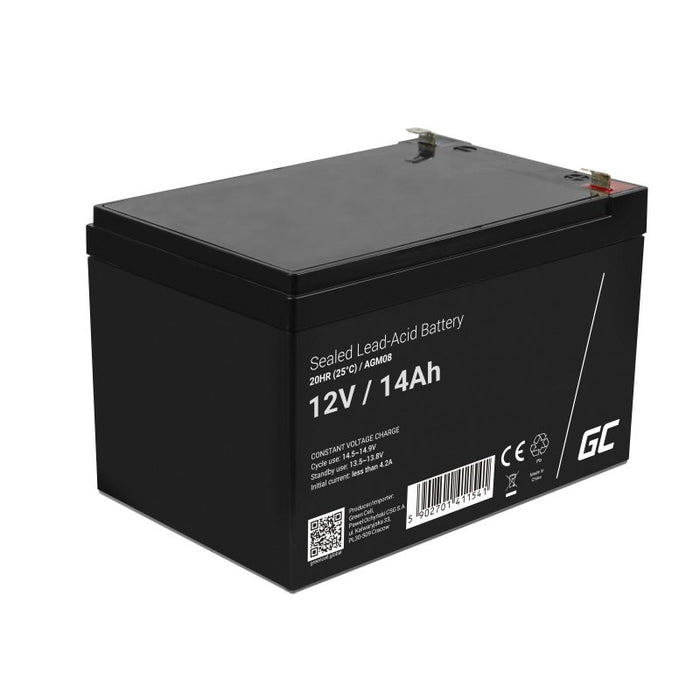 EAN 5902701411541 - Green Cell AGM08 batería recargable industrial Sealed Lead Acid (VRLA) 14000 mAh 12 V imagen 1