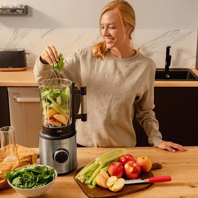 EAN 8435484039840 - Cecotec 03984 licuadora Batidora de vaso 1800 W Negro, Acero inoxidable, Transparente imagen 6