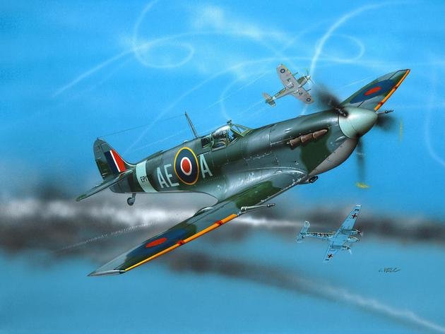EAN 4009803041643 - Revell Spitfire Mk.V Maqueta de avión de ala fija Kit de montaje 1:72 imagen 1