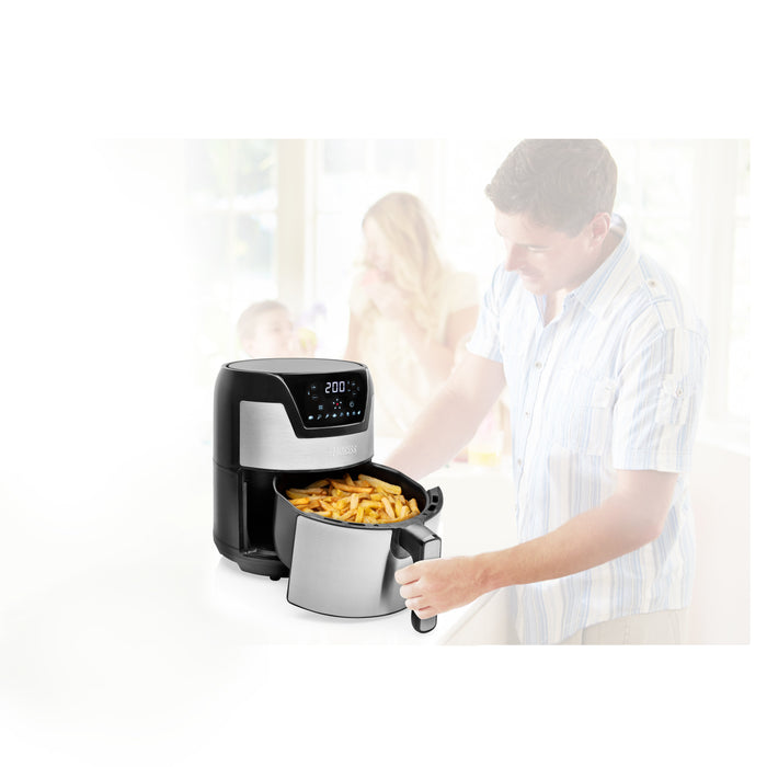 EAN 8713016091475 - Princess 182026 Sencillo 4,5 L Independiente 1500 W Freidora de aire caliente Plata imagen 16