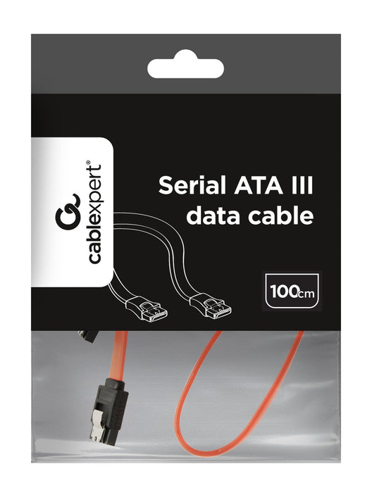EAN 8716309093408 - Gembird CC-SATAM-DATA-XL cable de SATA 1 m Negro, Rojo imagen 3