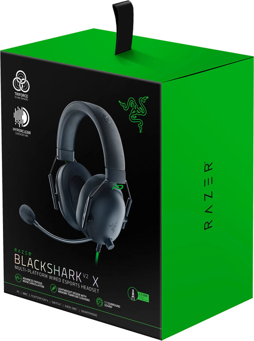 EAN 8886419378396 - Razer Blackshark V2 X Auriculares Alámbrico Diadema Juego Negro, Verde imagen 7