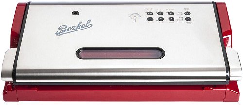 EAN 8050040423705 - Berkel BK-09-8799-600 sellador al vacío 8200 mbar Rojo, Acero inoxidable imagen 1