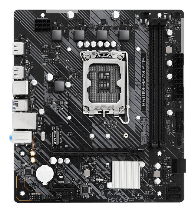 EAN 4710483943775 - Asrock H610M-H2/M.2 D5 Intel H610 LGA 1700 micro ATX imagen 2