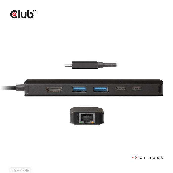 EAN 8719214472344 - CLUB3D CSV-1596 base para portátil y replicador de puertos USB 3.2 Gen 1 (3.1 Gen 1) Type-C Negro imagen 14