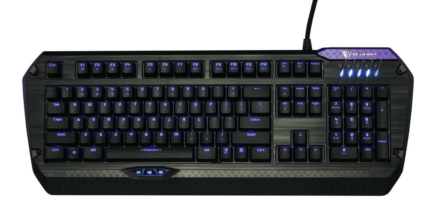 EAN 0609132867323 - Tesoro Lobera teclado Juego USB AZERTY Negro imagen 7