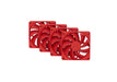 EAN 1220000352742 - HYTE FAN- -FA12-RR-4 sistema de refrigeración para ordenador Procesador Ventilador 12 cm Rojo 4 pieza(s) imagen 1