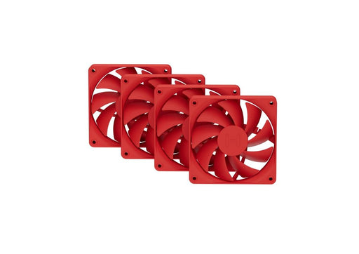 EAN 1220000352742 - HYTE FAN- -FA12-RR-4 sistema de refrigeración para ordenador Procesador Ventilador 12 cm Rojo 4 pieza(s) imagen 1