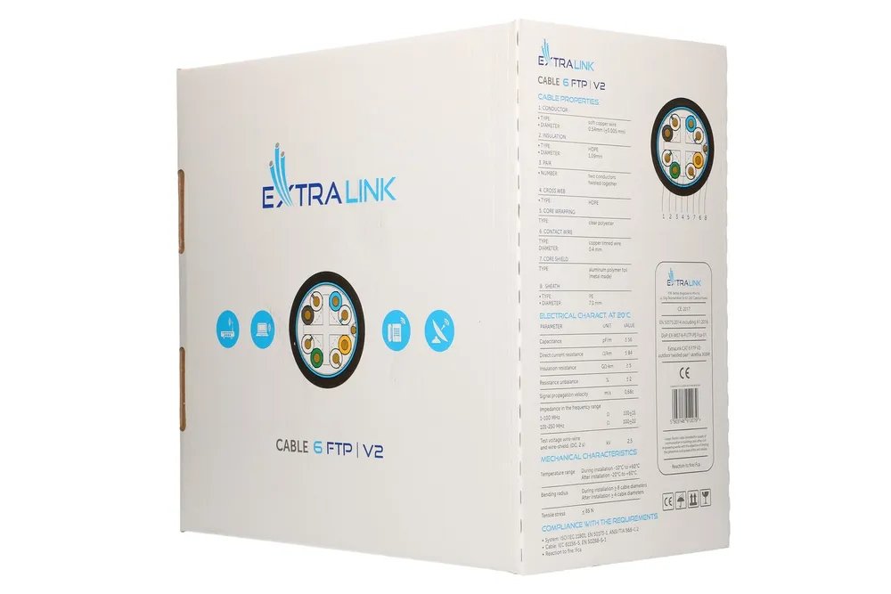 EAN 5903148910079 - Extralink EX.10079 cable de red Negro F/UTP (FTP) imagen 4
