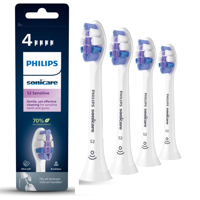 EAN 8720689021029 - Philips HX6054/10 cepillo de cabello 4 pieza(s) Blanco imagen 1