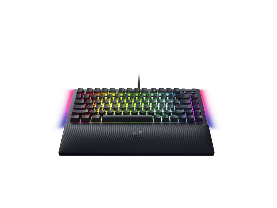 EAN 8887910072974 - Razer BlackWidow V4 75% teclado Juego USB QWERTY Inglés de EE. UU. Negro imagen 3
