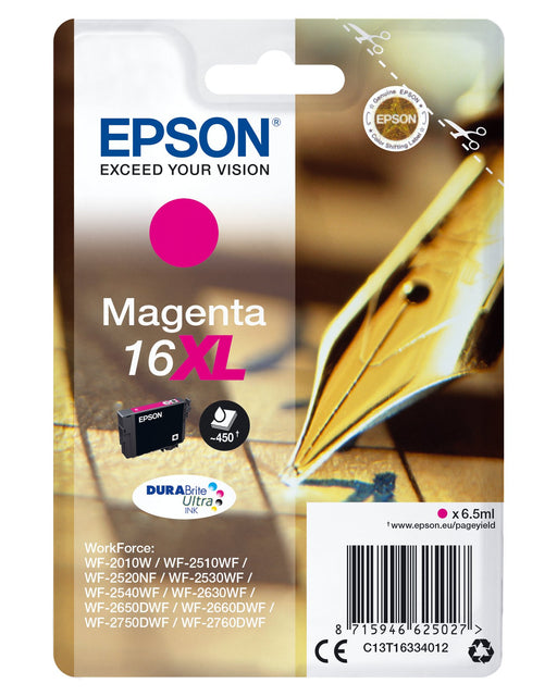 EAN 8715946625027 - Epson Pen and crossword C13T16334012 cartucho de tinta 1 pieza(s) Original Alto rendimiento (XL)imagen 1)