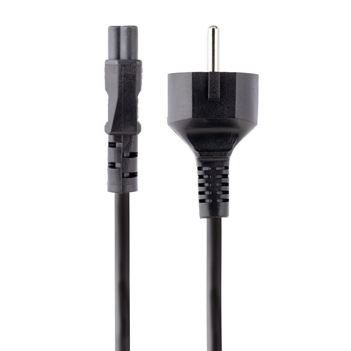 EAN 0065030894340 - StarTech.com 753E-3M-POWER-LEAD cable de transmisión Negro CEE7/7 C5 acoplador imagen 2