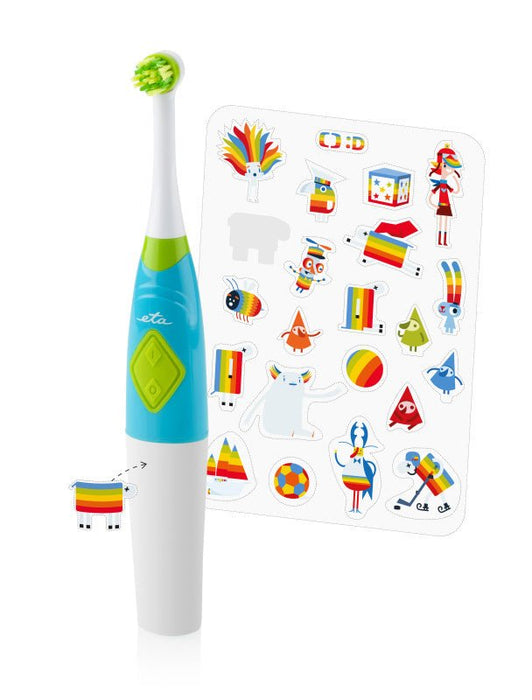 EAN 8590393258840 - Eta Tooth Fairy 1294 90080 Niño Cepillo dental oscilante Azul, Verde, Blanco imagen 4