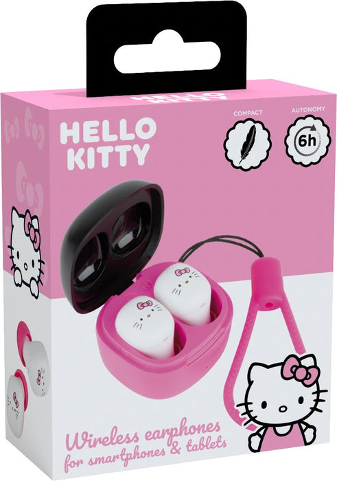EAN 3328170001212 - Konix Hello Kitty Auriculares Inalámbrico Dentro de oído Llamadas/Música Bluetooth Rosa, Blanco imagen 4