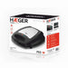 EAN 5608475007897 - Haeger SM-75G.003A sandwichera 750 W Negro, Acero imagen 3