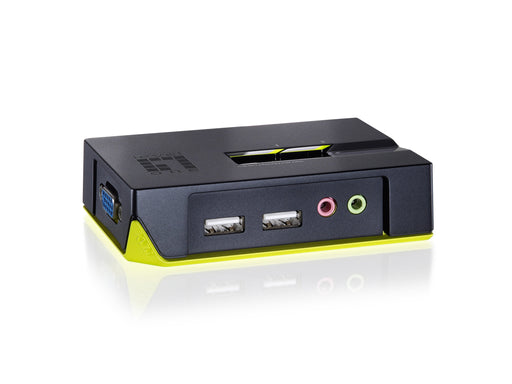 EAN 4015867137857 - LevelOne KVM-0221 interruptor KVM Negro, Verde imagen 1