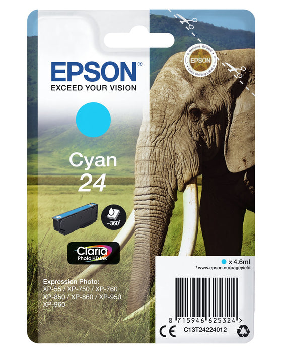EAN 8715946626802 - Epson Elephant C13T24224022 cartucho de tinta 1 pieza(s) Original imagen 3